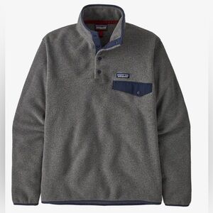 NWT Patagonia Synchilla Gray/Blue XS